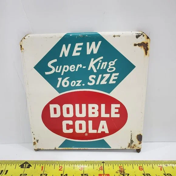 1950s Original Double Cola Rack Topper - Picture 4 of 4